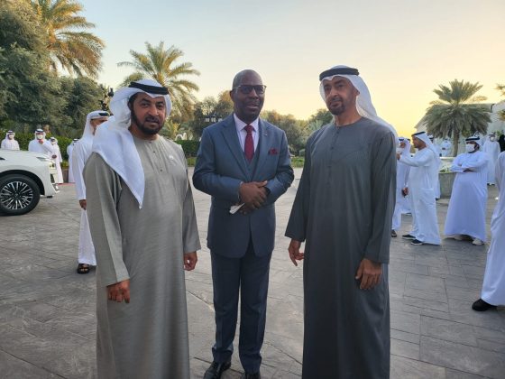 Ambassador Albino Malungo participates in a high-level meeting in the United Arab Emirates