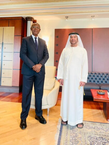 Ambassador Júlio Maiato was received by Sheikh Suroor Bin Mohammed Al Nahyan in Abu Dhabi