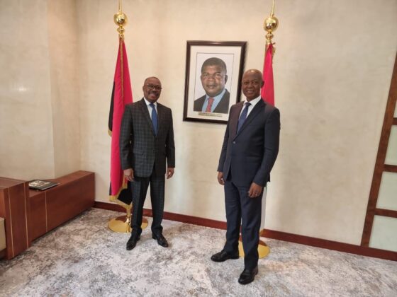 Ambassador Júlio Maiato meets the Consul of Angola in Dubai, Bento Morgado,today 22.06.2023, at the Chancellery.
